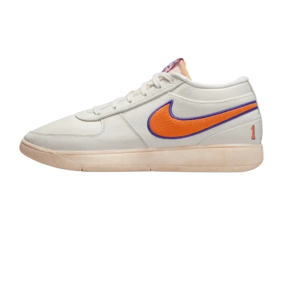 Nike Book 1 Devin Booker Phoenix Suns Sail/Clay Orange-Court Purple Sneakers - Picture 4 of 5